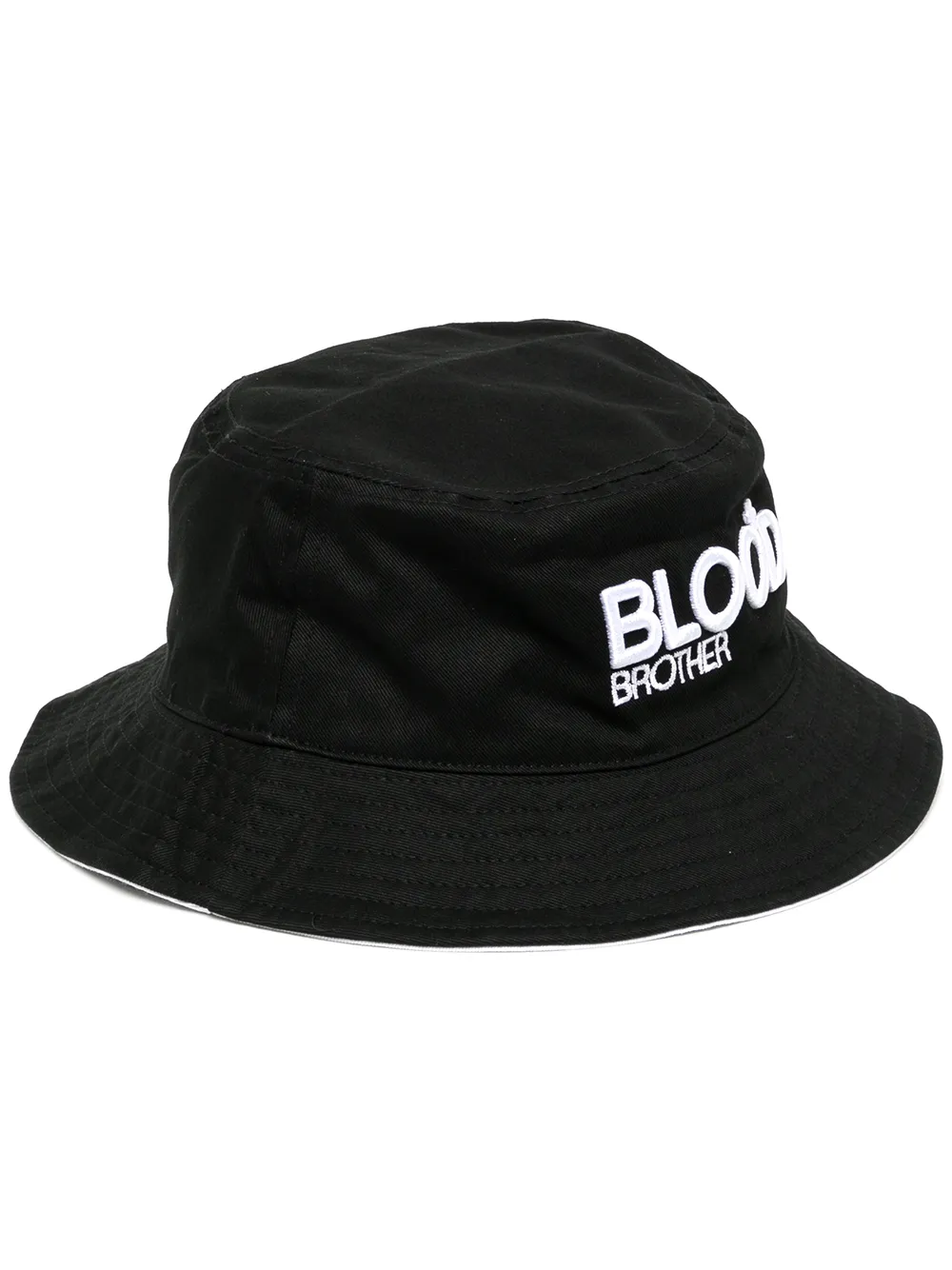 Blood Brother logo-embroidered reversible bucket hat