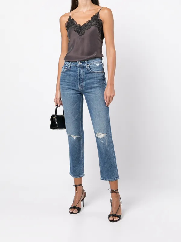 Mother jeans hot sale lace