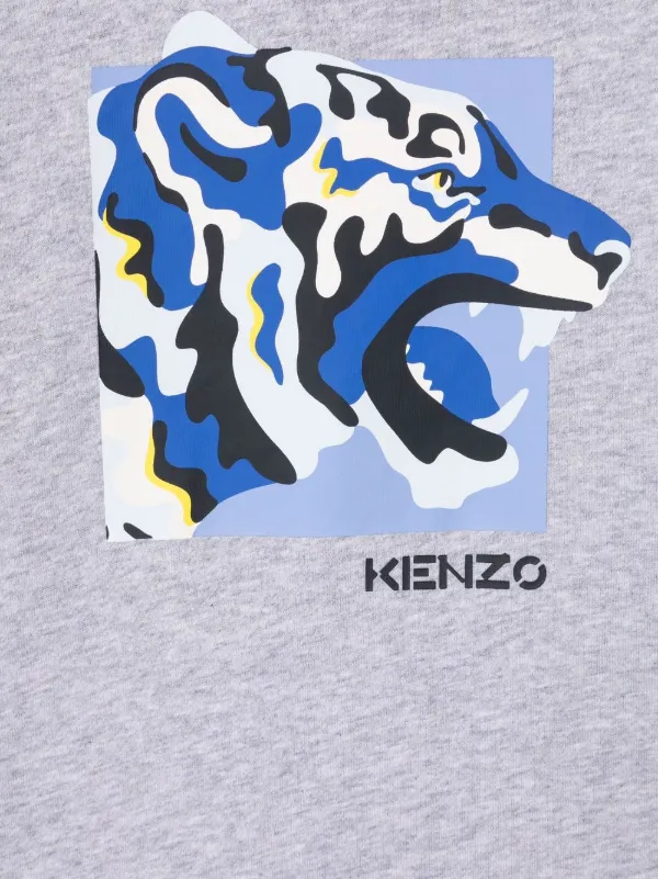 kids kenzo moletom com capuz