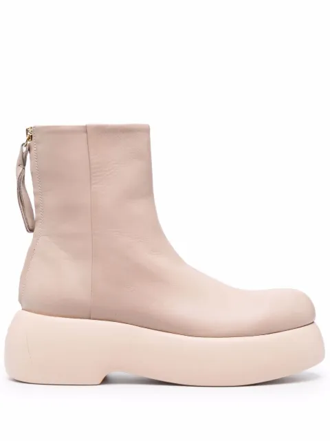 AGL botines con plataforma plana