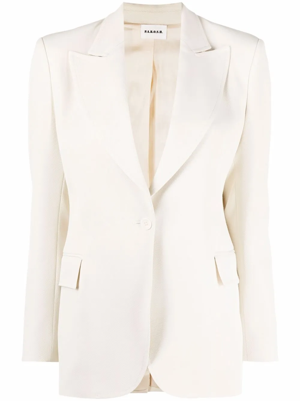 

P.A.R.O.S.H. peak-lapels single-breasted blazer - Neutrals