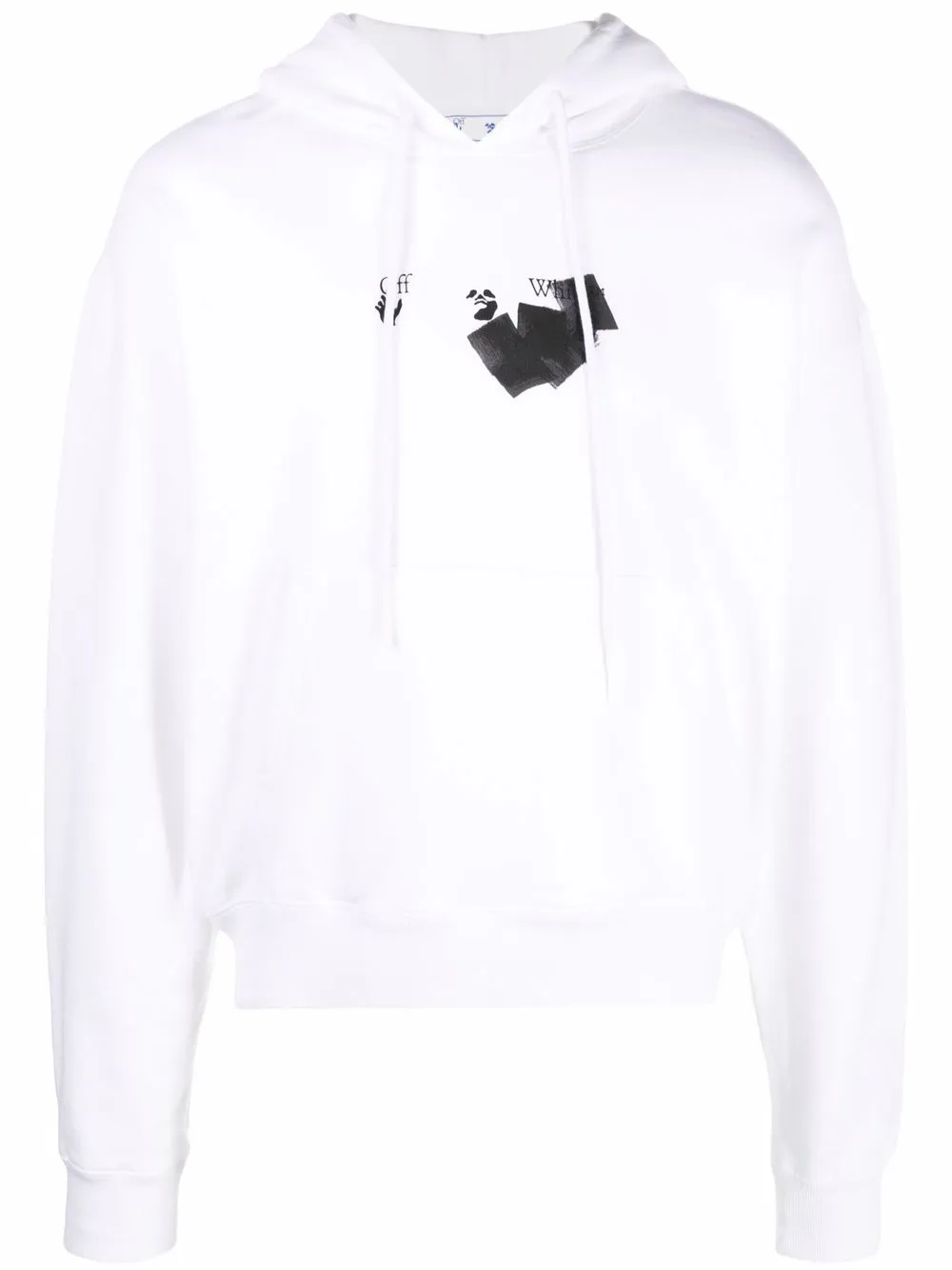 

Off-White hoodie con logo estampado - Blanco