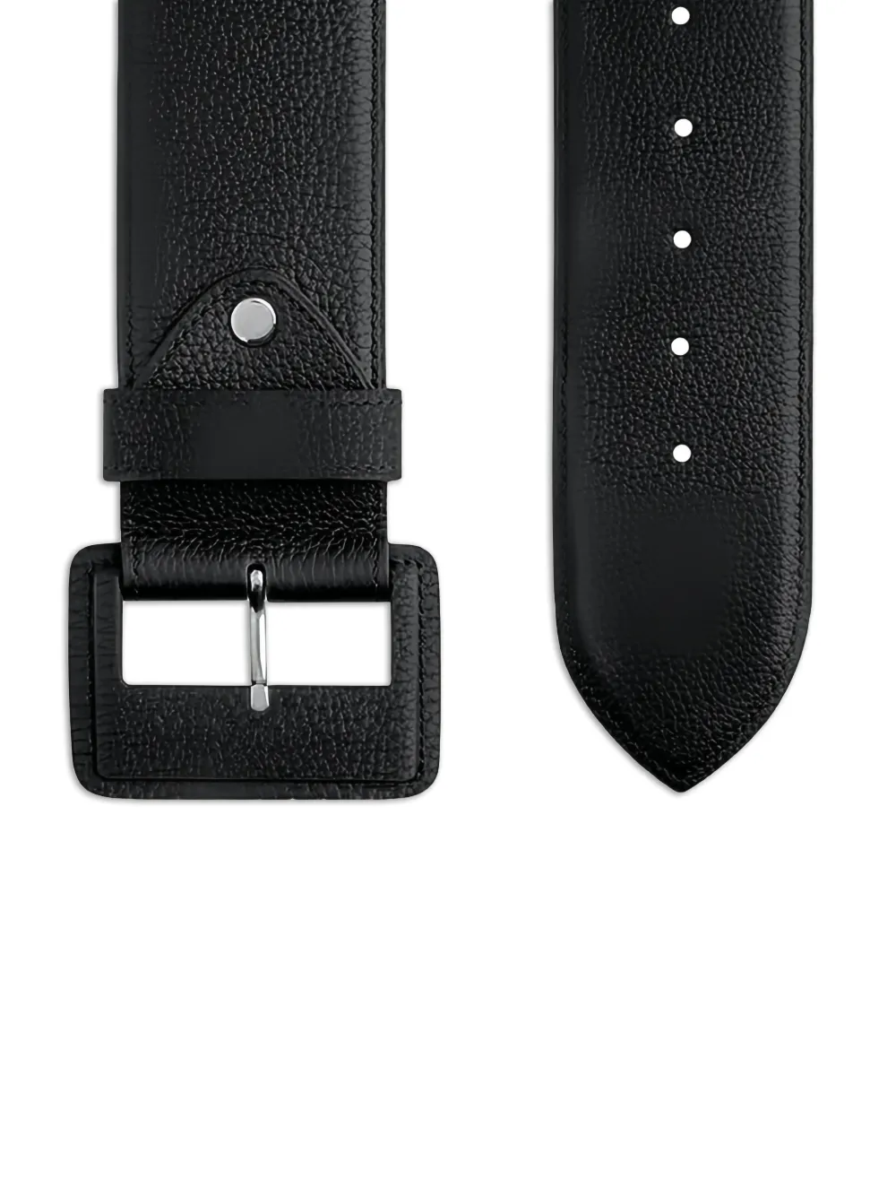 Maison Vaincourt Leren riem - Zwart