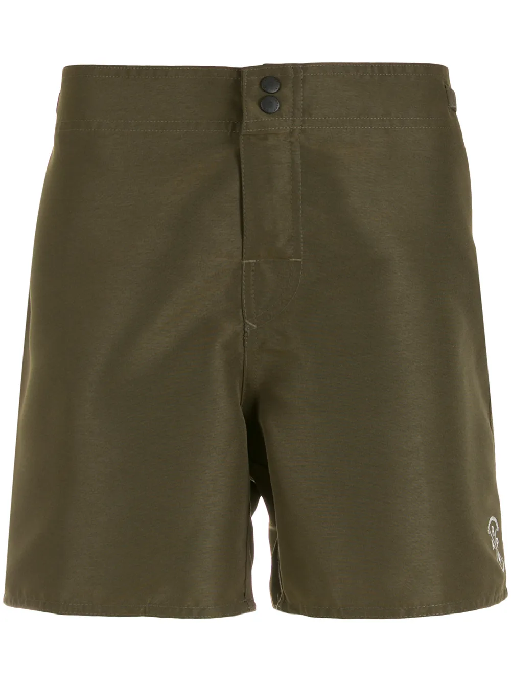 

Osklen buckle-fastened swim shorts - Green