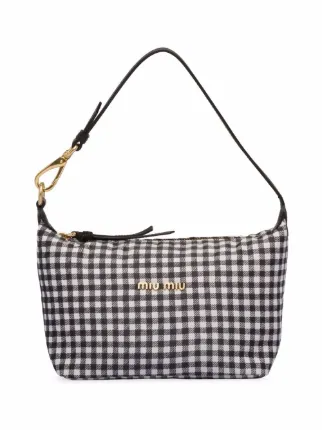 Miu Miu Miu Spirit Gingham Mini Bag - Farfetch