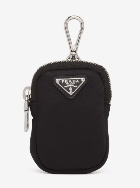 Prada mini Re-Nylon keyring bag charm