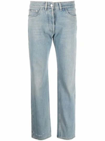 Prada cropped denim jeans blue | MODES