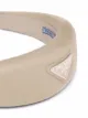 Prada logo-plaque padded headband