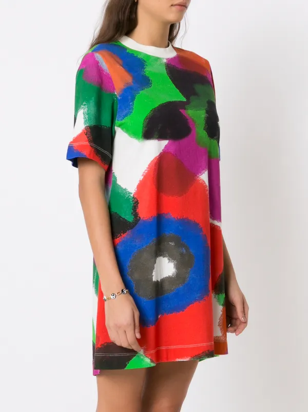 Osklen floral-print T-shirt Dress 