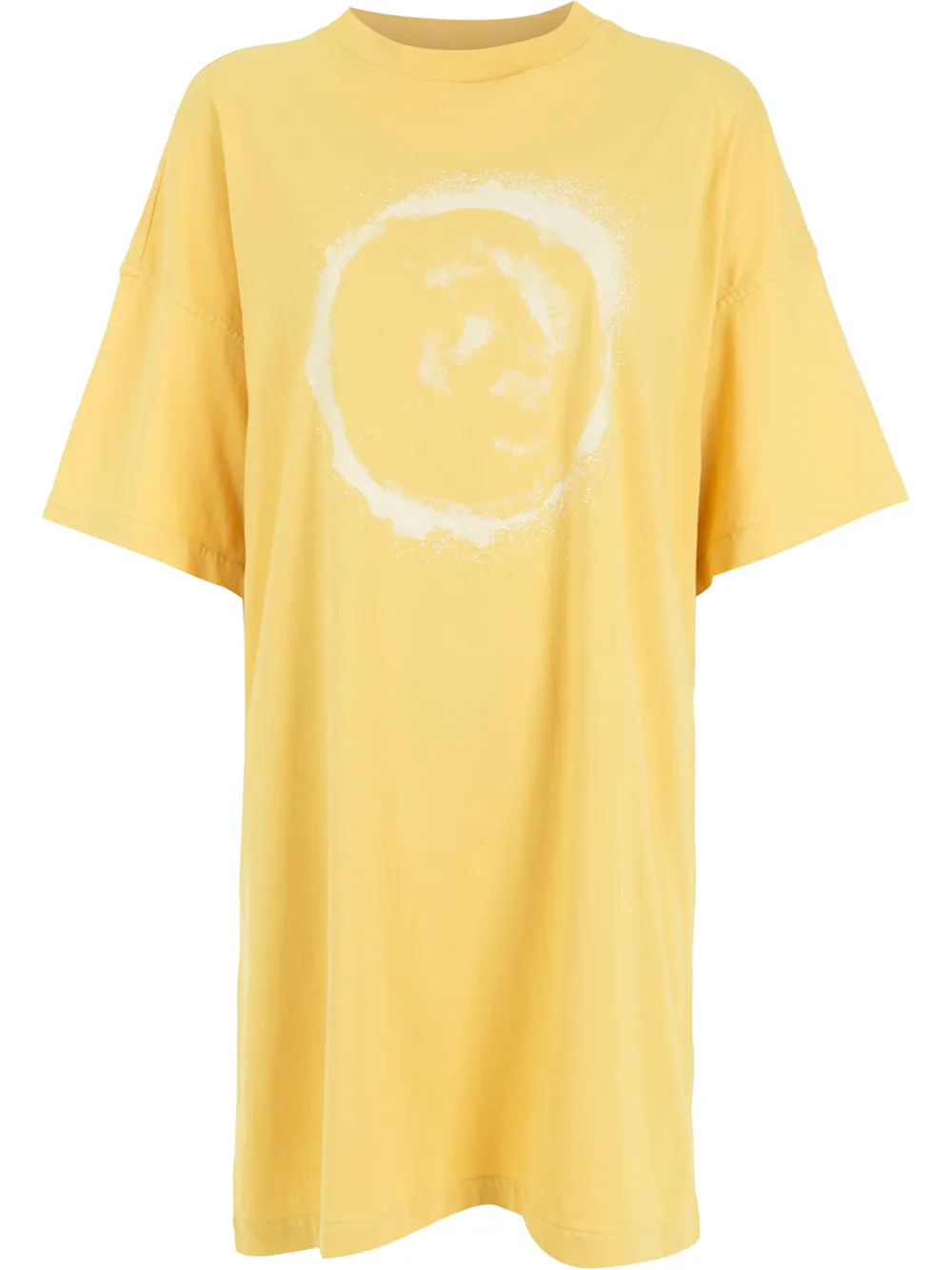 

Osklen abstract-print T-shirt dress - Yellow