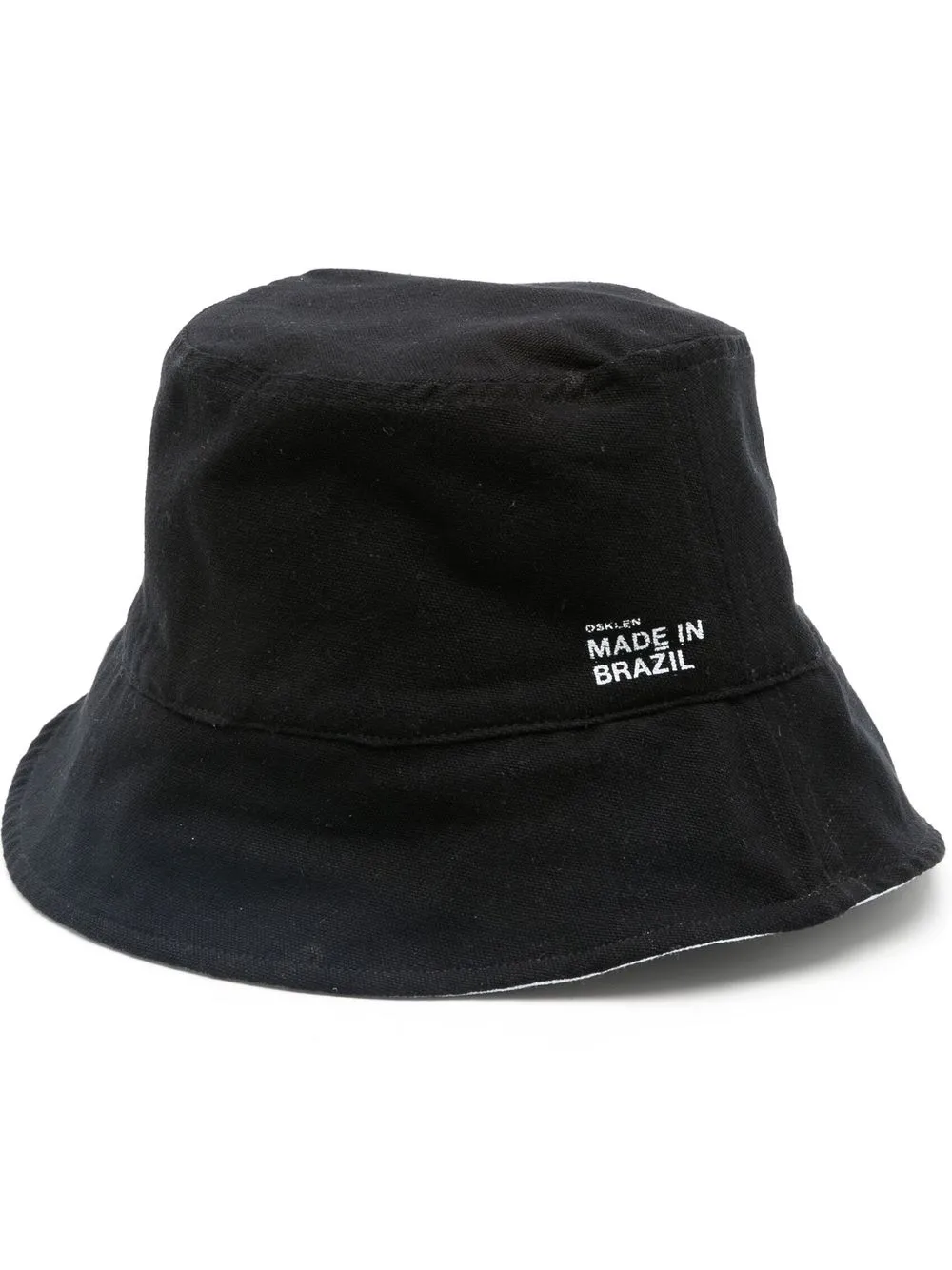 Osklen Chapéu bucket com estampa de logo | Preto | Image 1
