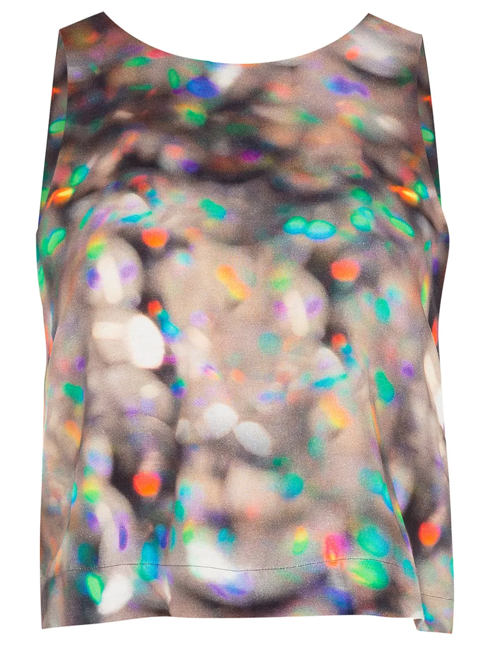 

Osklen graphic-print crop top - Multicolour