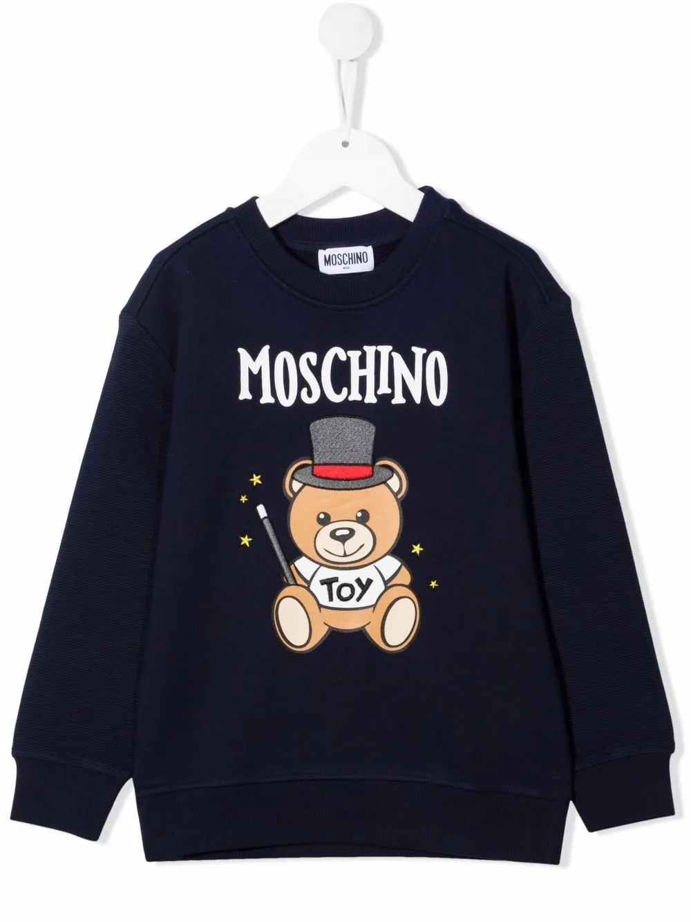 

Moschino Kids sudadera con motivo Magic Teddy - Azul