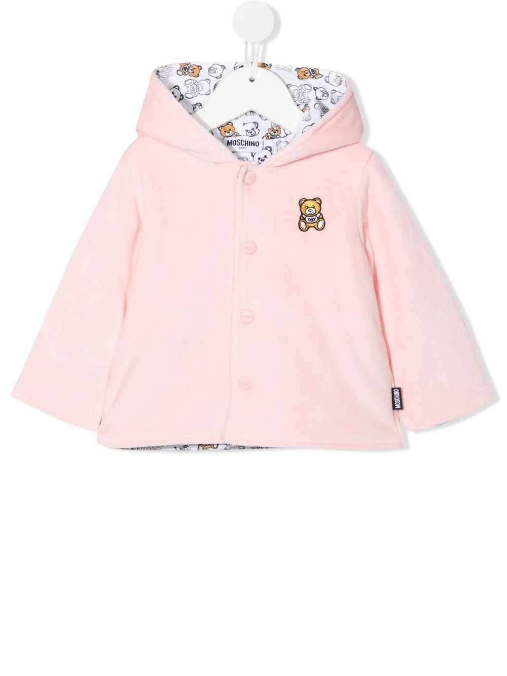 

Moschino Kids hoodie con motivo Teddy Bear - Rosado