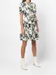 DVF Diane von Furstenberg palm tree-print shirt dress