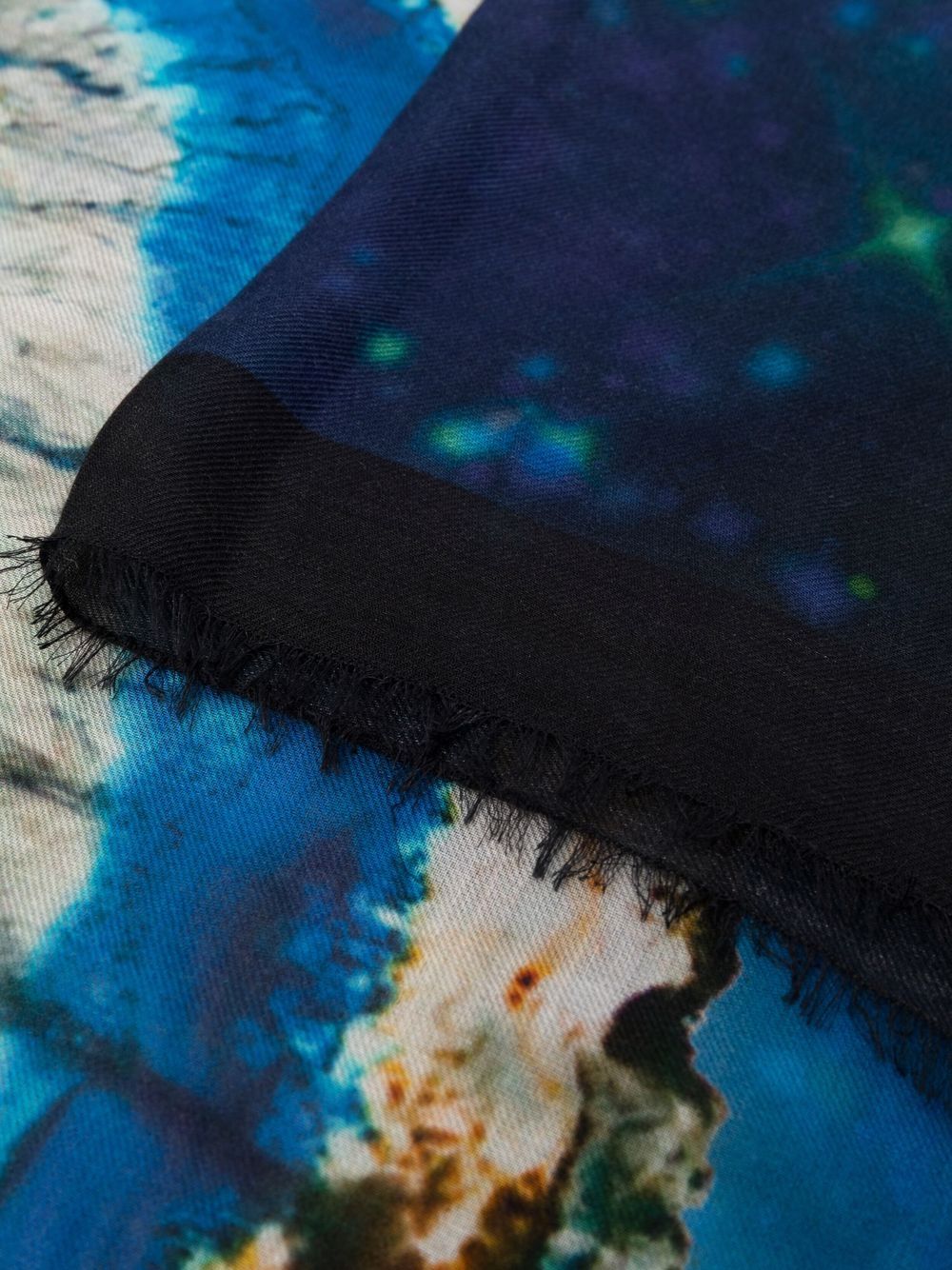 фото Faliero sarti seasons tie-dye fine-knit scarf