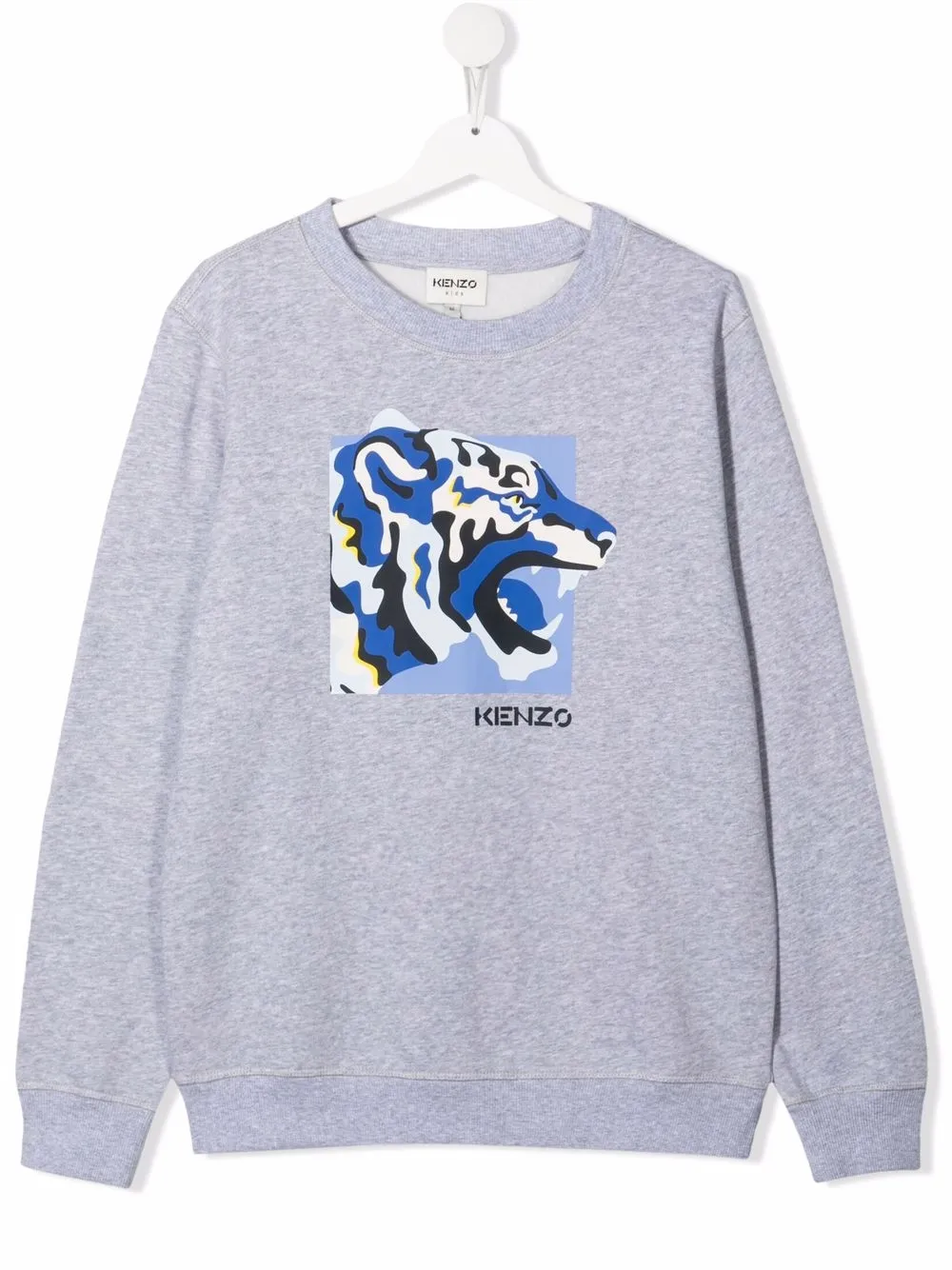 фото Kenzo kids толстовка с графичным принтом