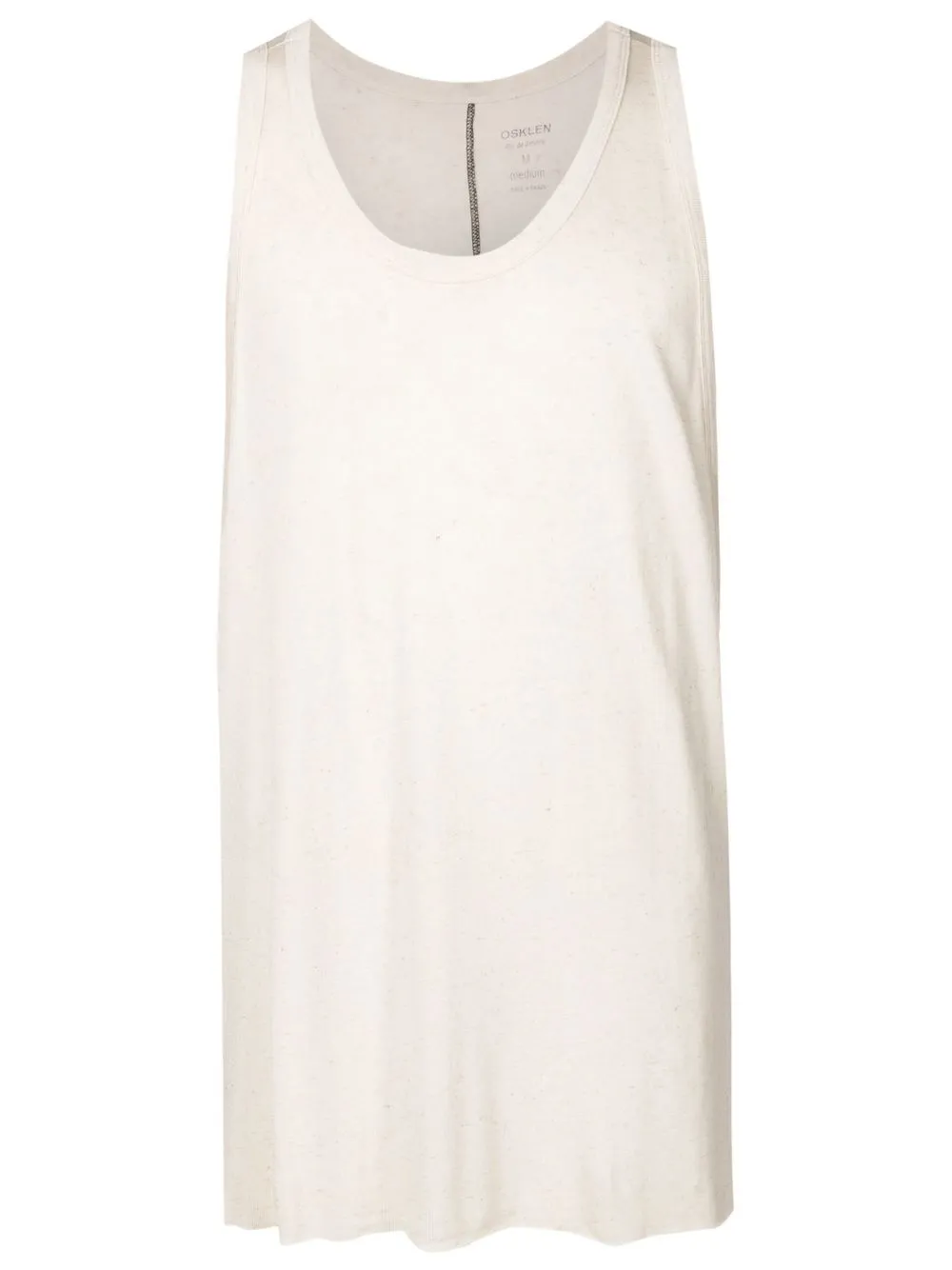 

Osklen basic straight-cut tank top - Neutrals