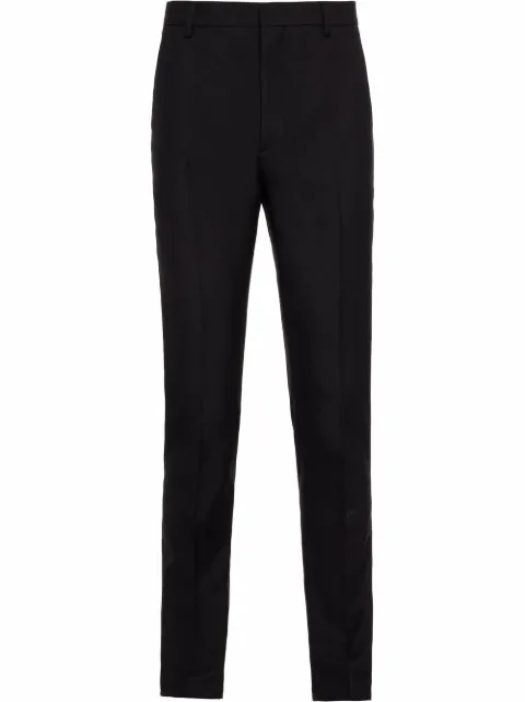 Prada pressed-crease tailored trousers