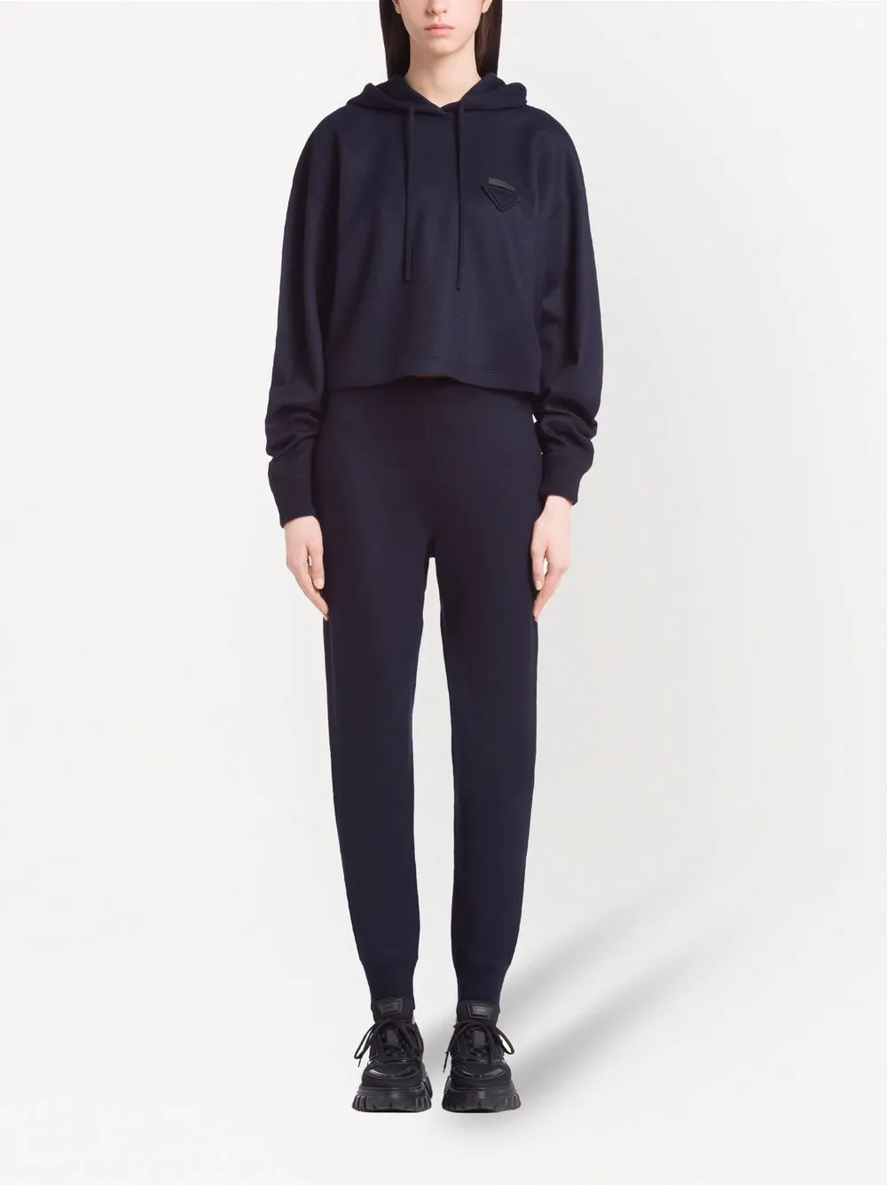 Prada High waist joggingbroek - Blauw