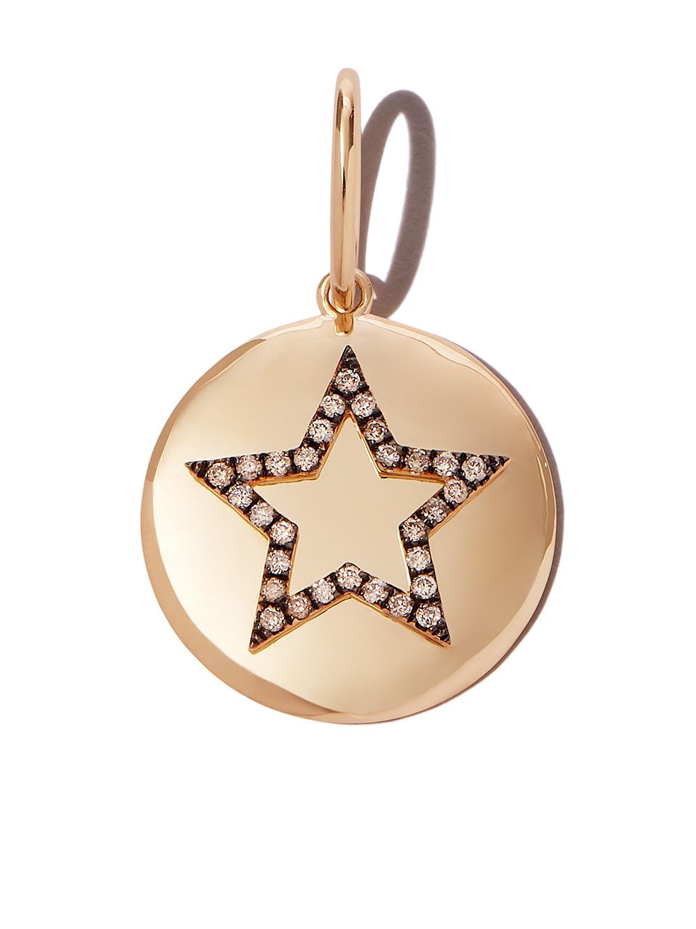 Image 1 of Rosa de la Cruz 18kt yellow gold Star diamond pendant