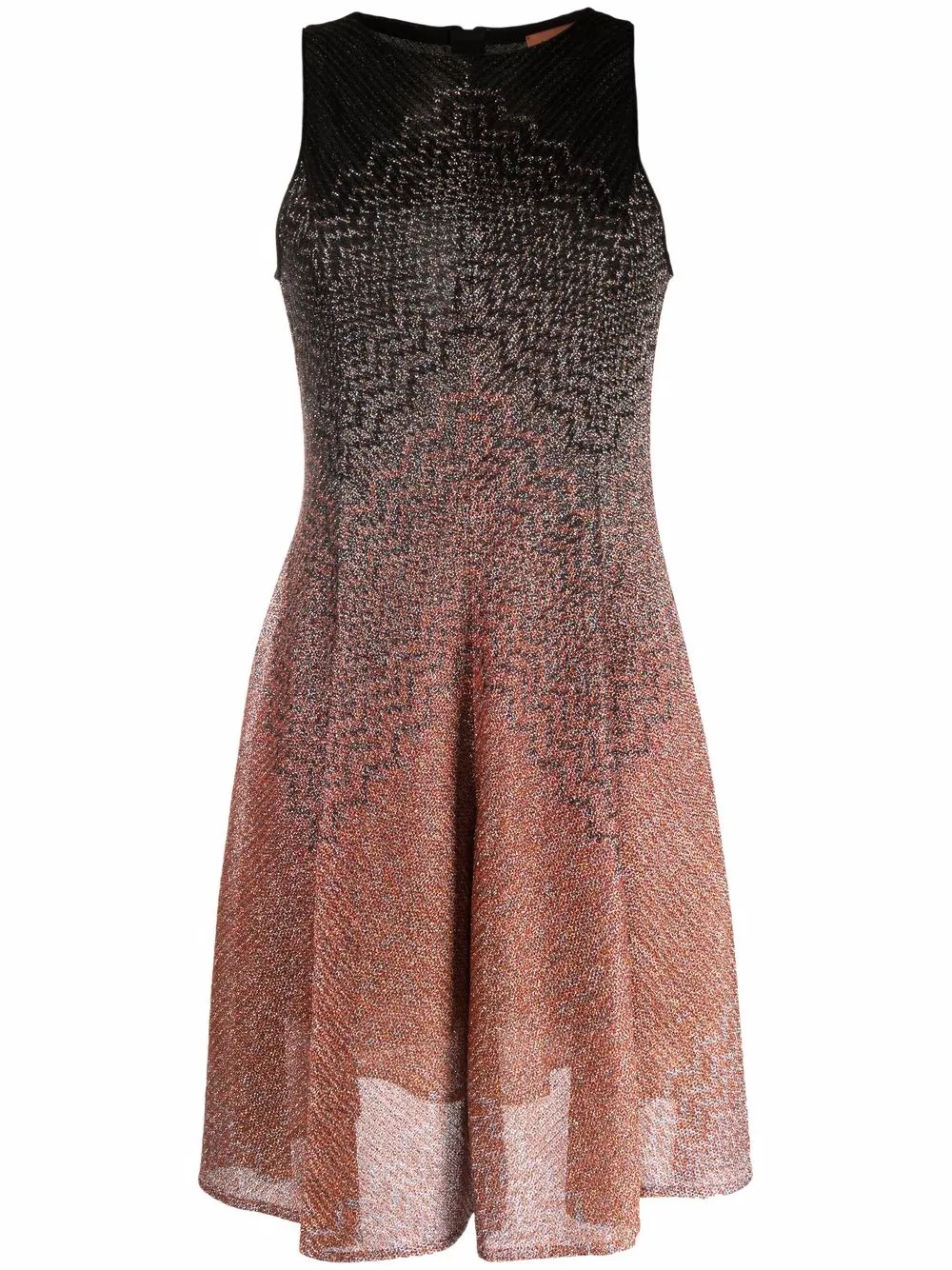 Image 1 of Missoni zigzag-embroidery sleeveless dress