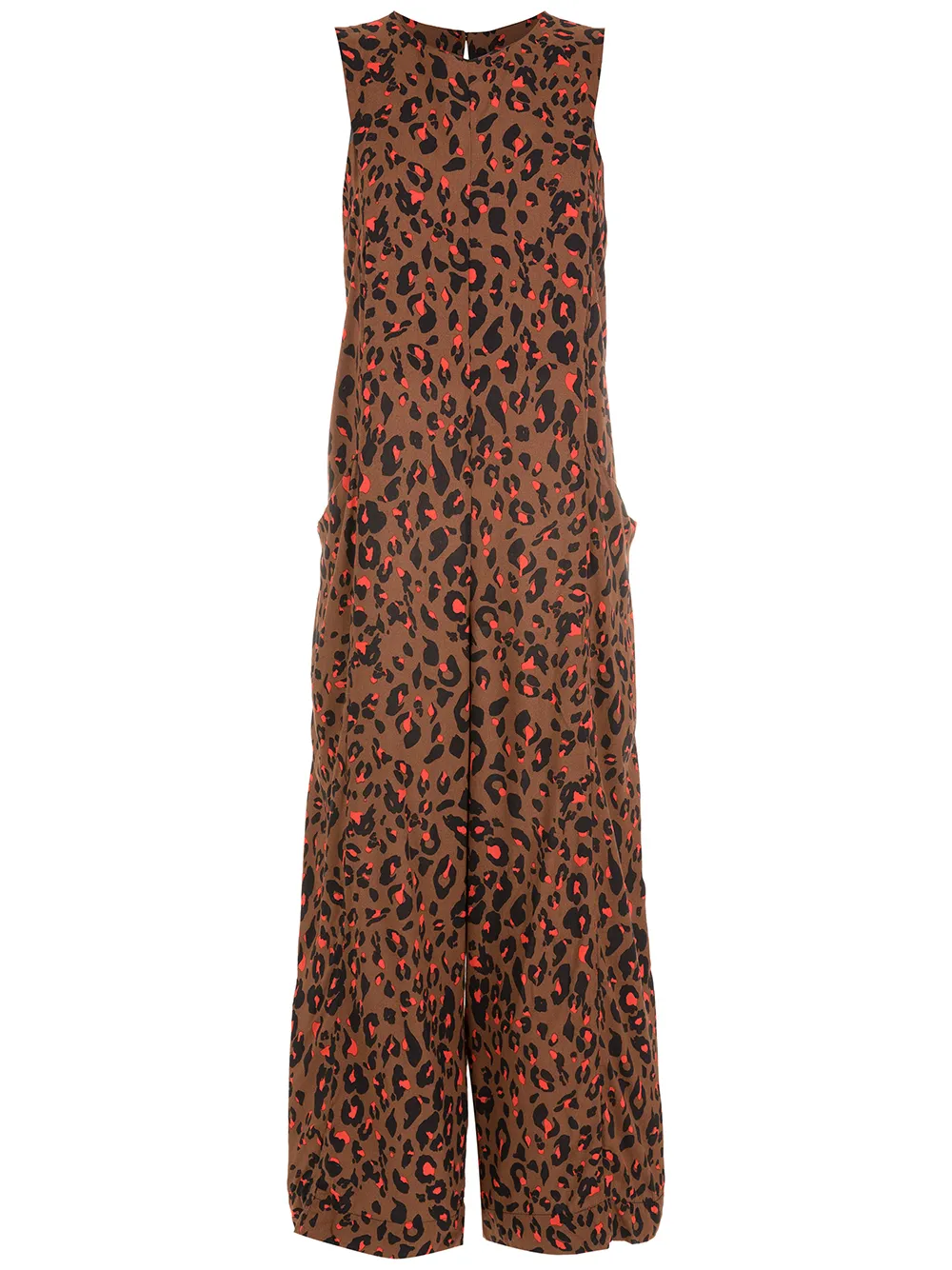 

Osklen leopard-print sleeveless jumpsuit - Brown