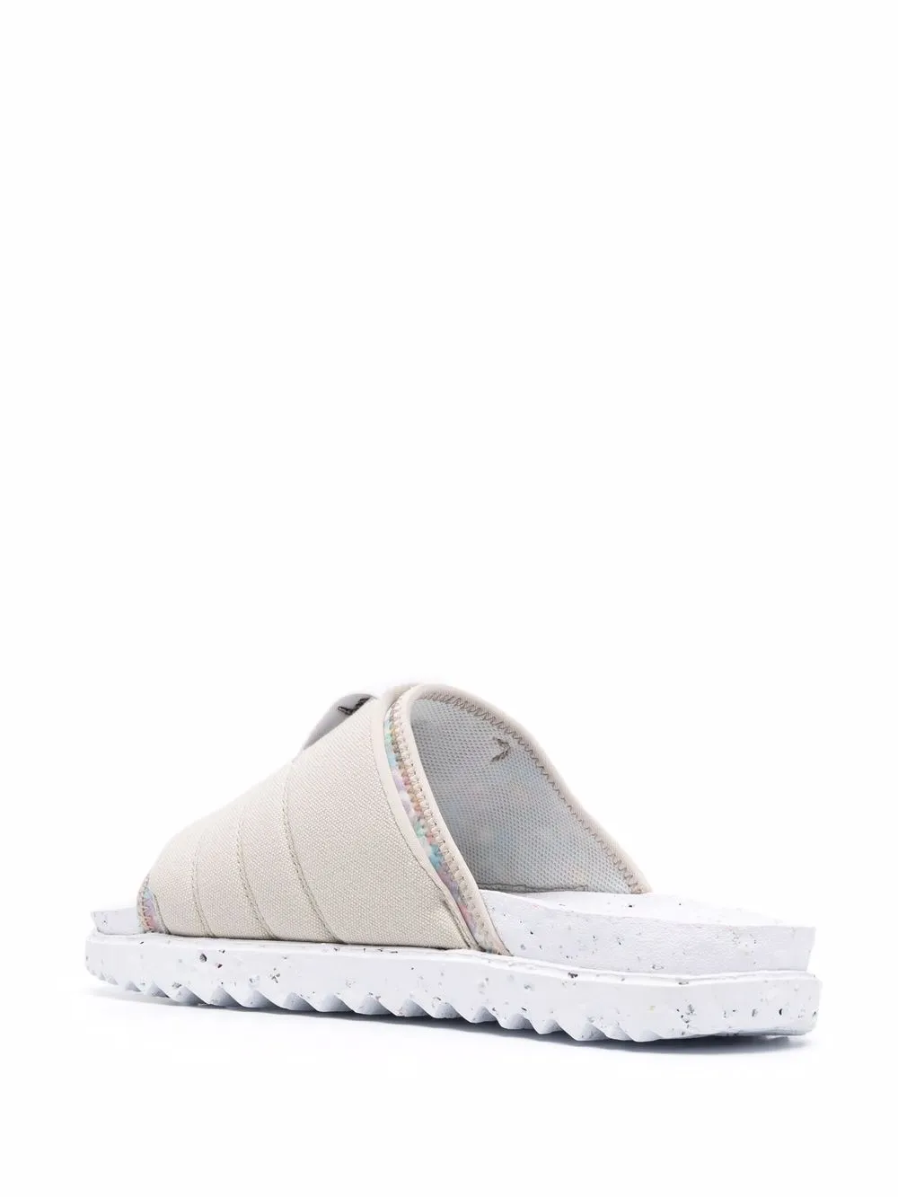 Nike Asuna Crater slippers met logopatch Beige