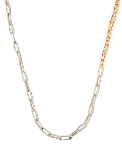 Yvonne Léon YVONN 18K YG RG WG COLLIER BOUCLE CHAIN