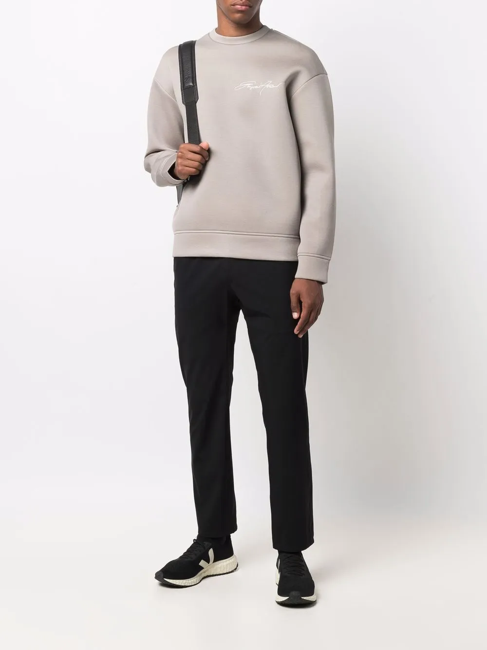 фото Emporio armani толстовка с вышитым логотипом
