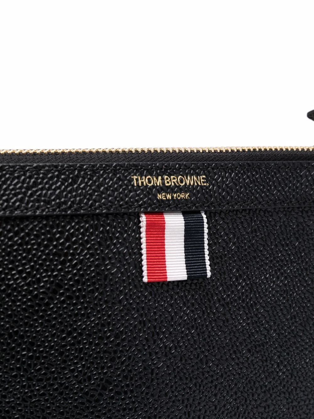 Shop Thom Browne Logo-print Crossbody Bag In Schwarz