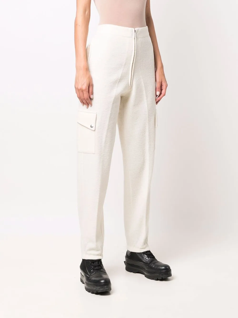 фото Jil sander зауженные брюки с завышенной талией