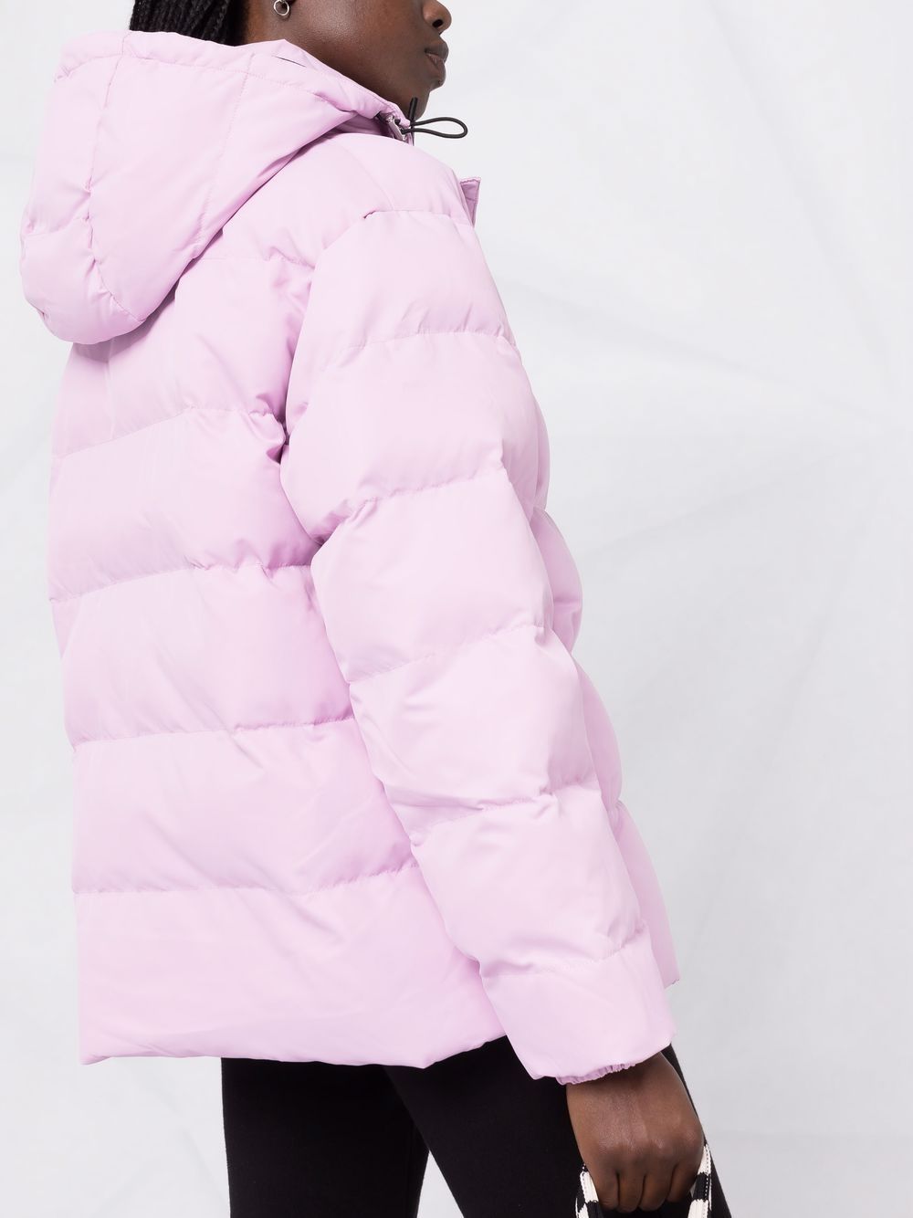 Shop Alyx Zipped Padded Jacket In Pink