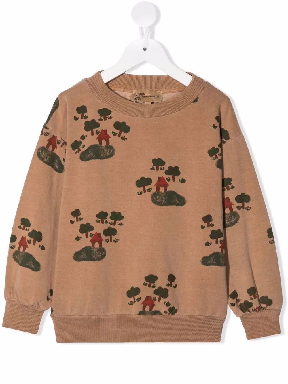 

Weekend House Kids. tree print sweatshirt - Neutrals