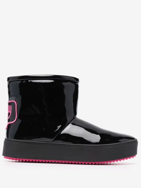 Chiara Ferragni round-toe boots