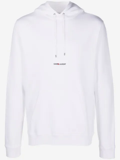 Saint Laurent logo-print hoodie