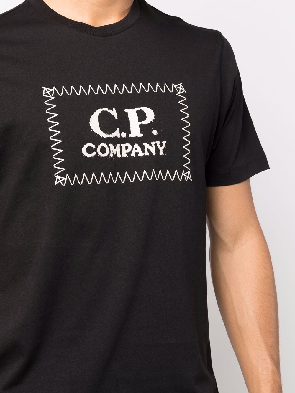 фото C.p. company logo-print t-shirt