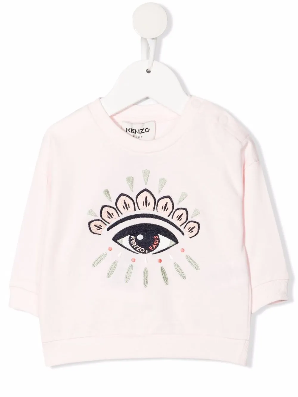 фото Kenzo kids толстовка с вышивкой