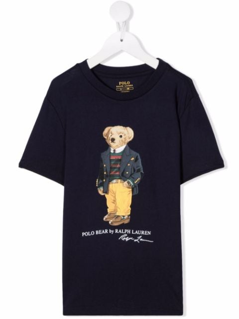 Teddy Bear-print cotton T-Shirt 