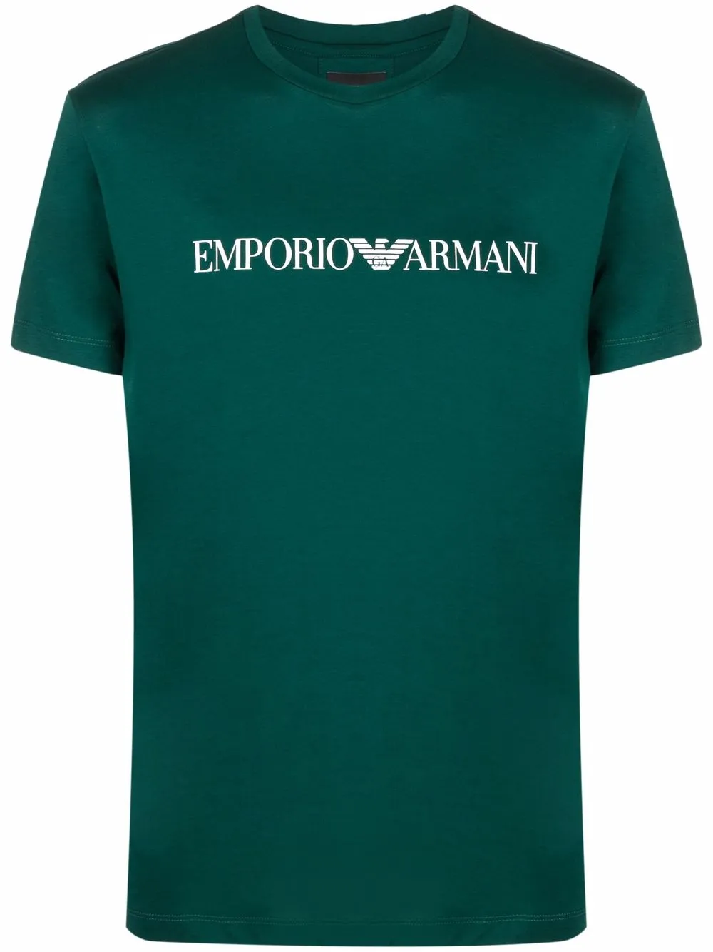 

Emporio Armani playera con logo estampado - Verde