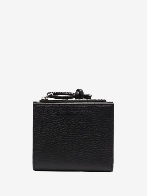 Emporio Armani Leren portemonnee