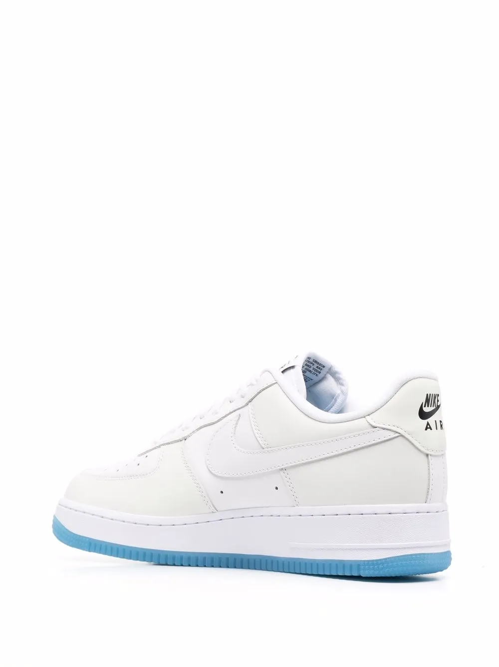 Nike Air Force 1 07 UV Trainers Lx White White White Univ Blue