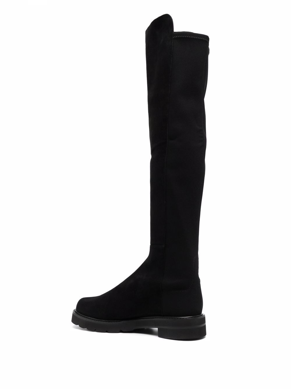 Stuart Weitzman Round-toe Knee-length Boots In Black | ModeSens