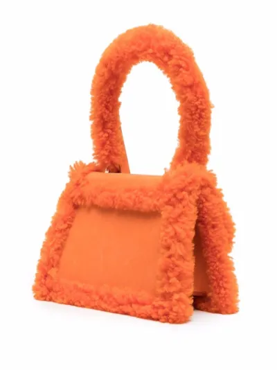 fluffy jacquemus bag