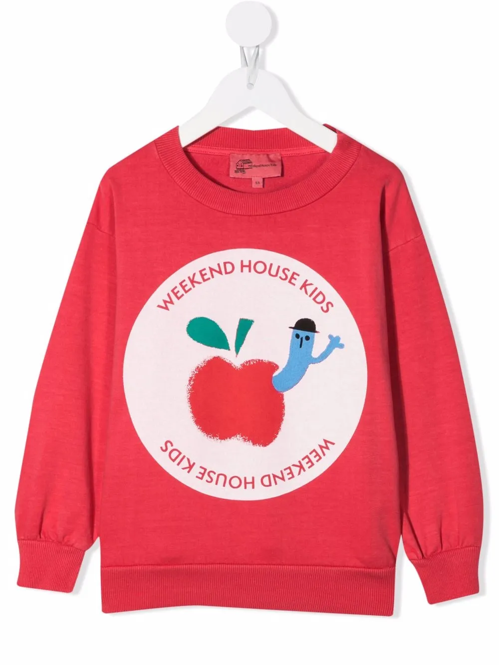 

Weekend House Kids. sudadera con logo estampado - Rojo