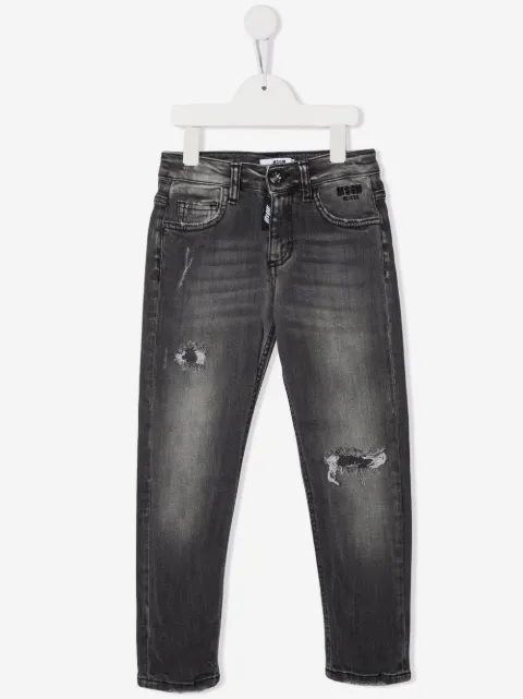 MSGM Kids skinny-cut jeans