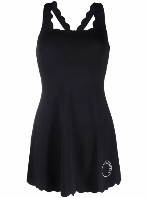 Marysia vestido corto acampanado
