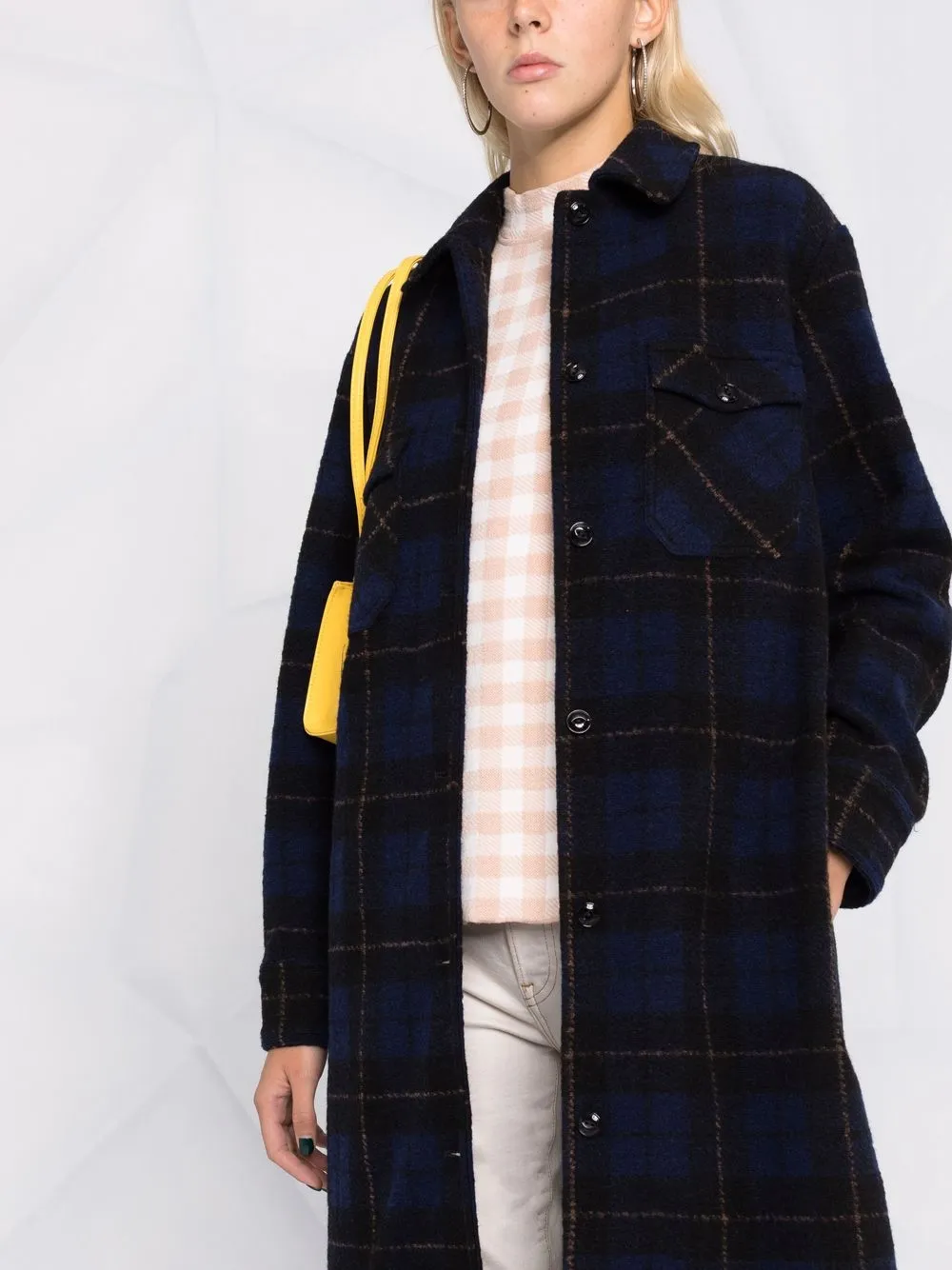 Tartan-Check Coat