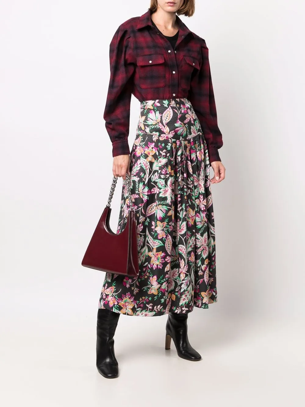Isabel Marant Étoile Bella フローラル ロングスカートの画像2