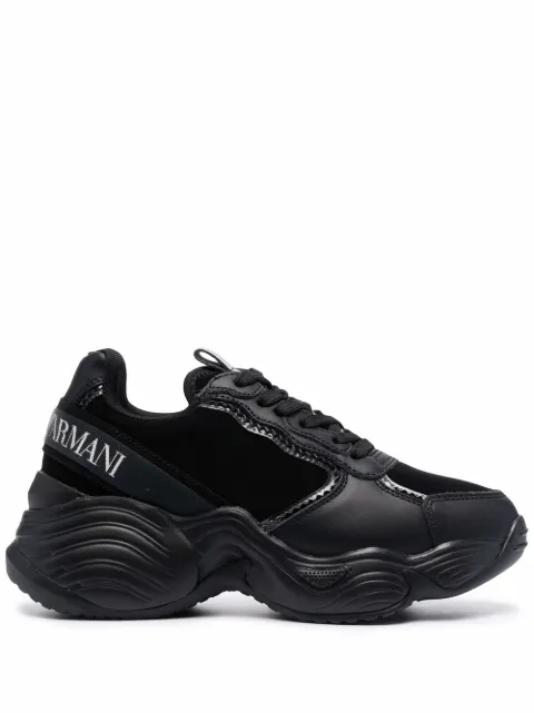 emporio armani chunky sneakers